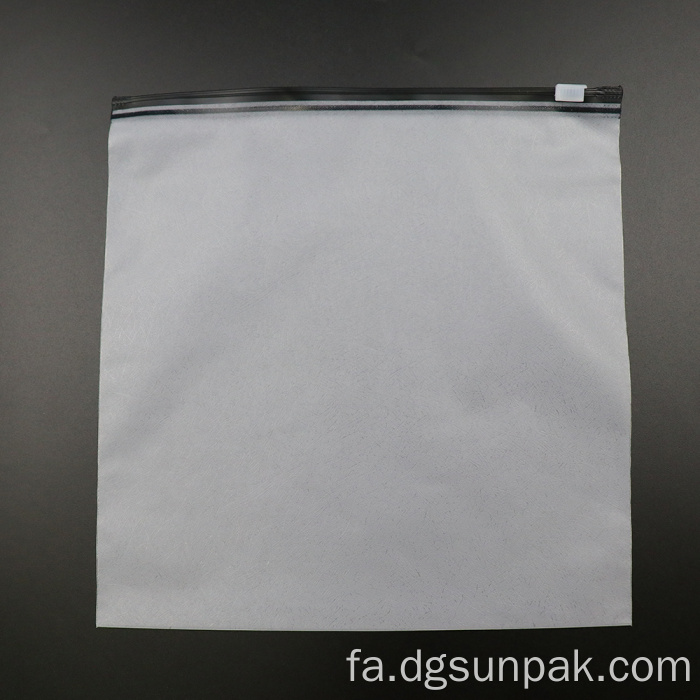 کیسه های بازیافتی کیسه های زیپ اسلاید حمل و نقل پوشاک مات